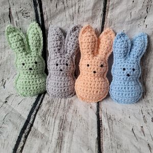 Crochet Peeps Easter Decor Set